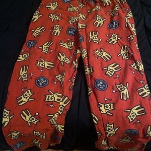 Men’s Size XL Life is Good Dog Print Flannel PJ’s